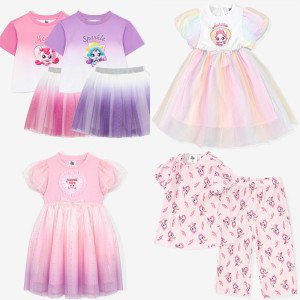 25 S/S 슈팅스타 캐치티니핑 여아 원피스 플리츠 상하복 드레스 반팔 오로라핑 하츄핑