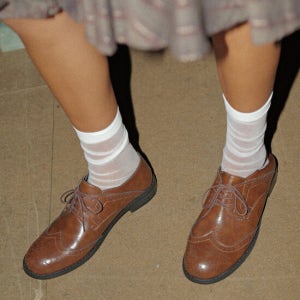 무드나잇 Paige 페이지 윙팁 옥스포드 로퍼 - 2way L 2colors