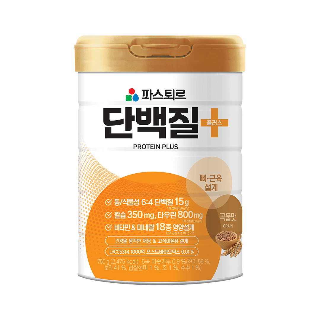 롯데웰푸드 파스퇴르 단백질 플러스 곡물맛 , 750g, 1개