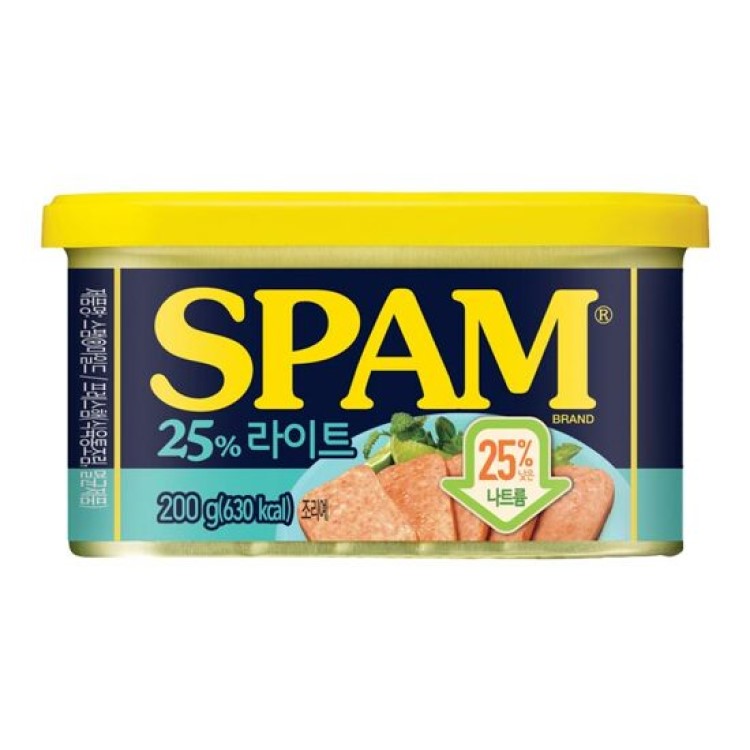 스팸 25% 라이트 햄통조림, 200g, 18개 (33,990원) (무료)