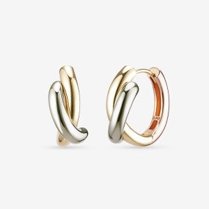 14k,18k 트리니티 꼬임 링귀걸이