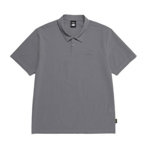 내셔널지오그래픽 N252MPL830 에어닷 기능성 베이직핏 카라티 IRON GREY