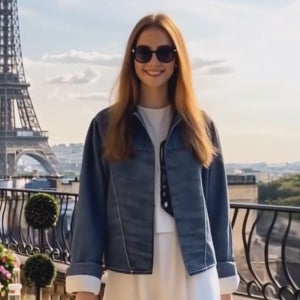 프리미엄 나그랑 소매 롤업 백 주름오픈형 린넨 데님 자켓[레글런 마자켓 청 면 블루 루즈핏 박시 박스 봄 여름 가을 고급 브랜드 아우터 겉옷 외투 아웃터 데일리룩 여행룩 명품 원단