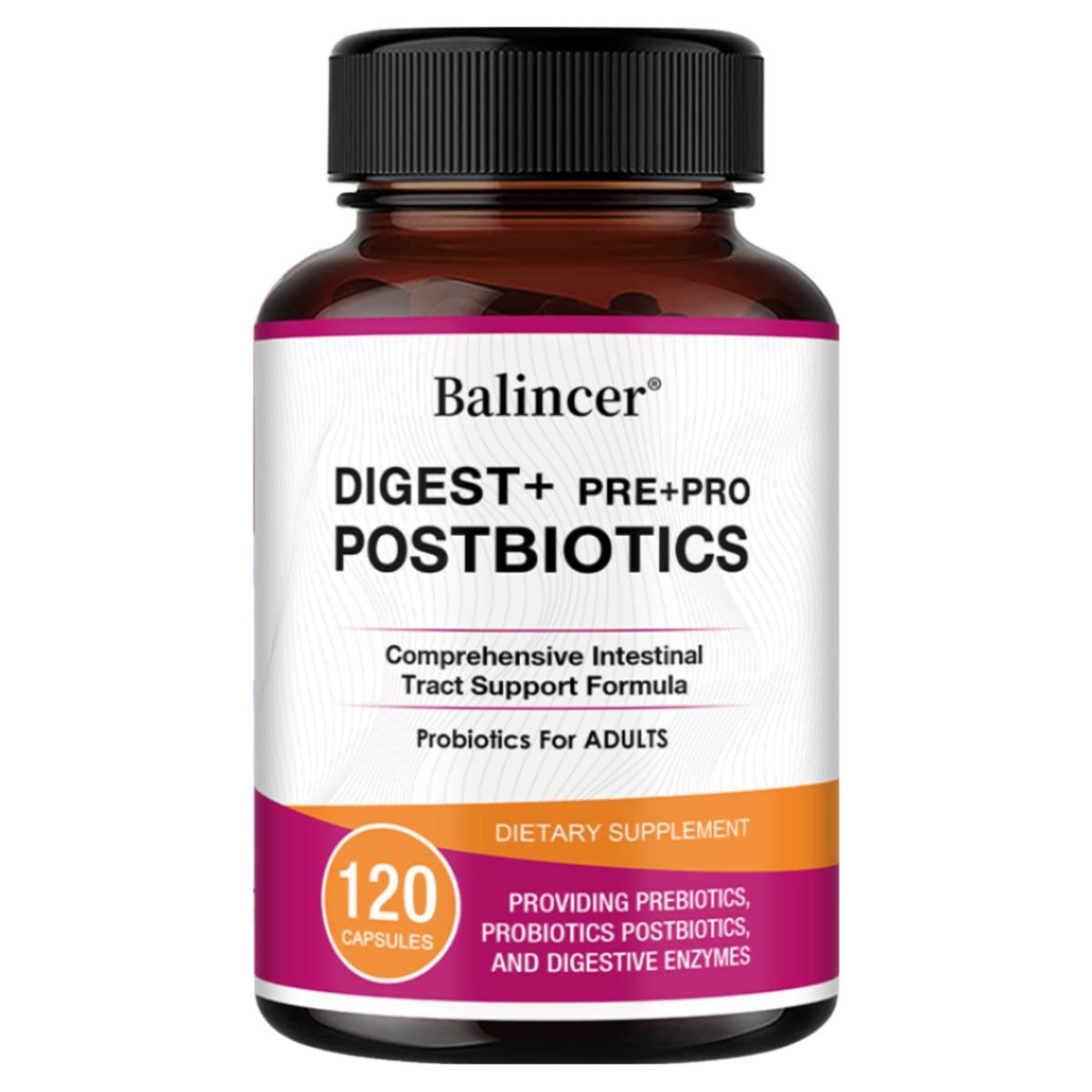 <b>소화</b> 건강을 증진하고 장을 윤활하고 면역력을 강화하고 신진대사를 <b>지원</b>하고 장 건강을 유지하며 <b>체중 관리</b>에 도움이 되는 다중 단백질 효소 보충제  1개  120정