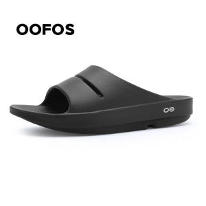 우포스 남여공용 우아 슬라이드 슬리퍼 블랙 (OOAHH-BLACK)(size230-280)
