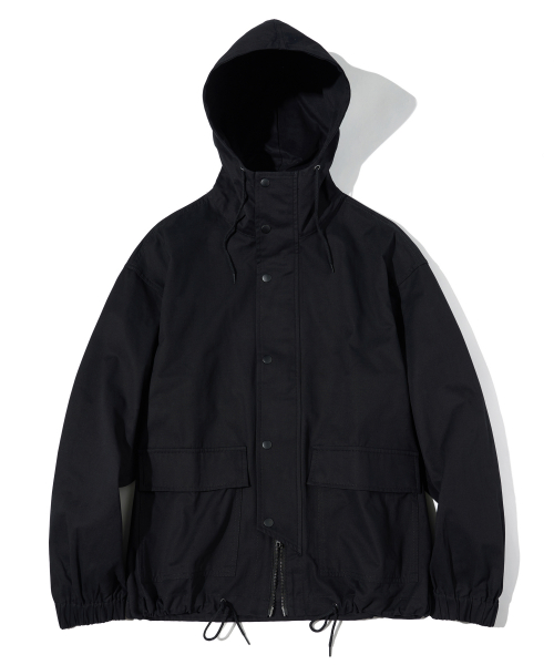[파르티멘토] 코드 후드 집업 자켓 블랙 Cord Hood Zip Jacket Black