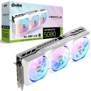 이엠텍 지포스 RTX 5080 MIRACLE WHITE D7 16GB 단일상품