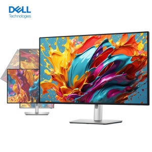 델 [오늘출발] 델/DELL 울트라샤프 U3225QE 32인치 4K UHD 피벗 SRGB 100% USB-C PD지원 120Hz 슬림베젤 SW 화면분할 IPS 모터터