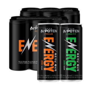 [대상웰라이프] 아르포텐(ArPOTEN) 포커스(6입) + 아르포텐(ArPOTEN) 코어핏(6입) 아르기닌 음료 에너지드링크 제로슈거