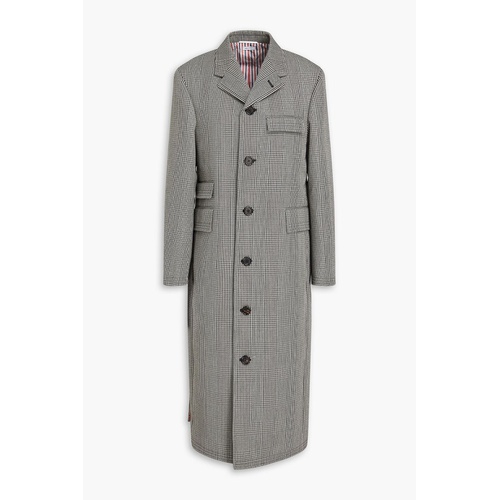톰브라운 Prince of Wales checked wool coat
