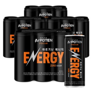 [대상웰라이프] 아르포텐(ArPOTEN) 포커스 (6입)X4 아르기닌 음료 에너지드링크 제로슈거