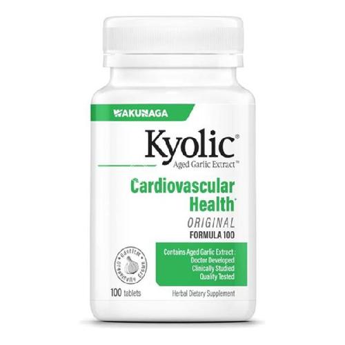 Kyolic <b>쿄릭</b> 숙성 마늘 추출물 포뮬라 100 오리지널 <b>심혈관</b> 100정
