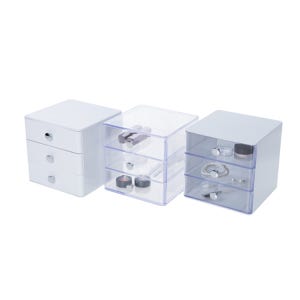 시스맥스 코스메틱 데스크 오거나이저 3단