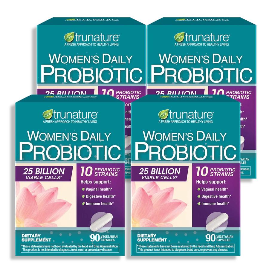 <b>Trunature</b> 트루네이처 우먼 데일리 프로바이오틱 250억 90캡슐 4병