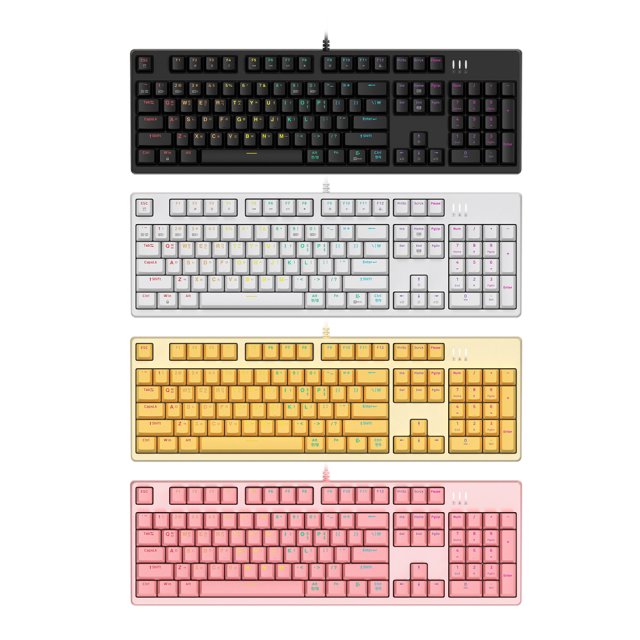 앱코 K660S V2 카일 광축 게이밍 기계식 키보드 블랙, 갈축 V2
