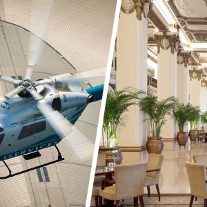 홍콩 헬리콥터 투어 + 페닌슐라 호텔 애프터눈 티 (패스트트랙)