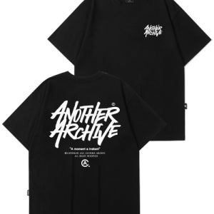 [어나더 아카이브] FB 컬러블 그래피티 로고 반팔티_블랙 TSH9520058