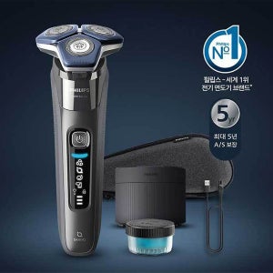 필립스 전기면도기 SkinIQ 7000 시리즈 S7887/70 다크 크롬