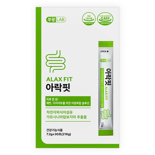부광LAB 하루한포 <b>쾌변</b> 다이어트를 위한 이중복합 솔루션 아락핏 30포