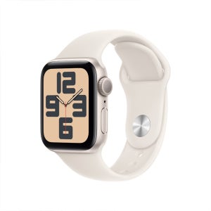 [Apple] Watch SE GPS 40mm 스타라이트 알루미늄 케이스 / 스타라이트 스포츠 밴드 - S/M (MXEF3KH/A)