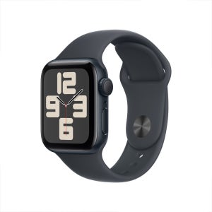 Apple Watch SE GPS 40mm 미드나이트 알루미늄 케이스 / 미드나이트 스포츠 밴드 - S/M (MXE73KH/A)