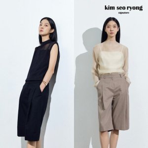 [런칭 가격 69,900원] 김서룡 25SS 린넨 블렌디드 버뮤다 팬츠 TV상품