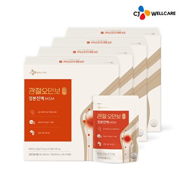 [<b>CJ제일제당</b>]  <b>관절</b>오만보MSM(80ml30포) 4박스