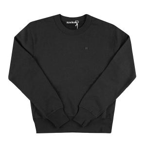 아크네스튜디오 CI0173 BLACK 페이스 마이크로 공용 맨투맨 티셔츠