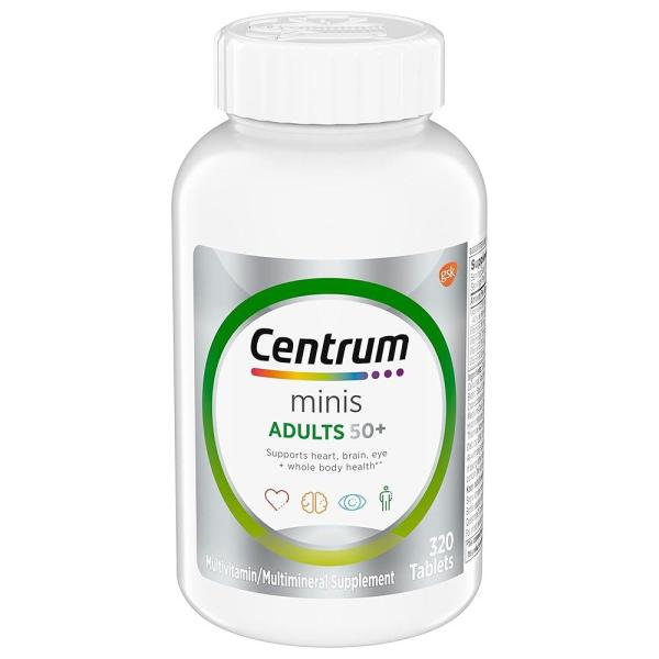 센트룸 Centrum 미니 50세이상 종합 영양제 멀티 비타민 미네랄 320정 1통  1개