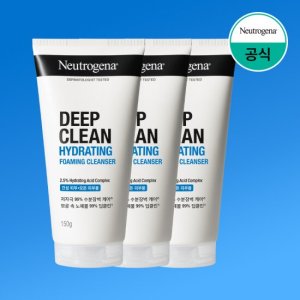 [뉴트로지나] 딥클린 하이드레이팅 폼 150g x3