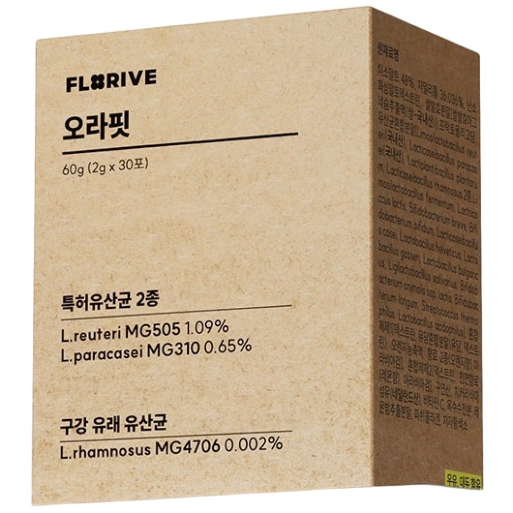 오라핏 100억 구강유산균 분말형  6박스  30회분