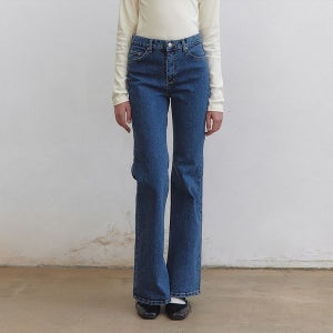 [얀13] MINIMAL SLIM LINE DENIM PANTS_BLUE