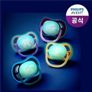(NS홈쇼핑)(튼튼이마크 인증)필립스 아벤트 NEW 울트라 에어 야광 노리개 젖꼭지 시리즈..34589032