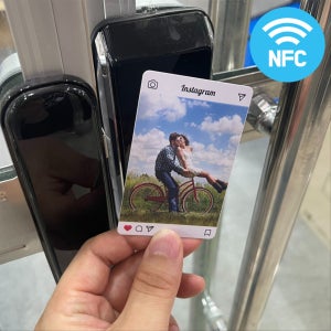 나만의 커스텀 NFC 포토카드 만들기 주문 제작 , 파핑박스