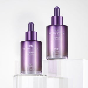 [2개구성] 미샤 타임레볼루션 나이트리페어 보랏빛앰플 5세대 70ml