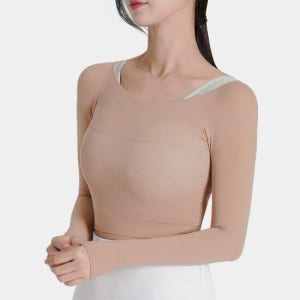 엔조이핏 골프 크롭 이너웨어 여성 냉감 기능성 티셔츠 자외선차단 볼레로