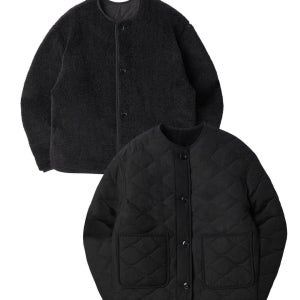 [조셉앤스테이시] Reversible Padding Jacket Black
