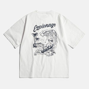 [에스피오나지] Surf Club Heavyweight Tee Off White 20230418-12