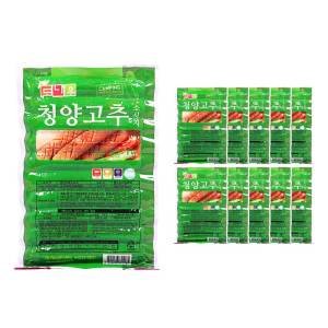 도나우 도나우캠핑 청양고추소시지 1kg /냉동 한박스 (1kg x 10ea)-아이스박스무료