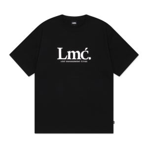 [엘엠씨] SERIF LOGO TEE black 0LM45STS107BLK