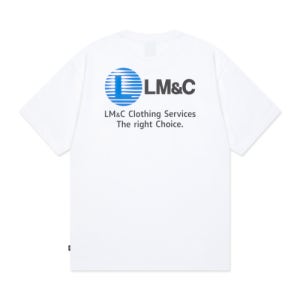 [엘엠씨] CLOTHING SERVICES TEE white 0LM45STS506WHT