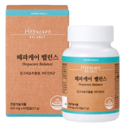 여에스더 <b>헤파케어 밸런스</b> 밀크씨슬 비타민B 60캡슐