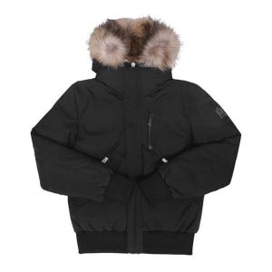 무스너클 맥케이지 DIXONF BLACK 남성 라쿤퍼 패딩 1295750 LO2393620506