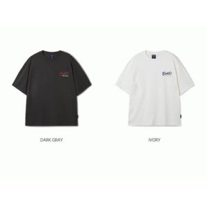 후아유 WHOAU 공용 다잉 백 그래픽 반팔티 WHRPF2524USG