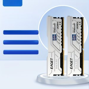 이제이트 DDR4 램 메모리, 32GB 키트(2x16GB) /16GB 키트(2x8GB) 데스크탑용 히트싱크 포함, 3200MHz 고성능 게이밍 데스크탑 메모리 AMD 및 인텔
