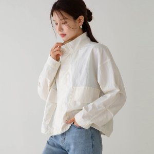 여성 하프넥 윈드브레이커 점퍼 잠바 봄 캔마트