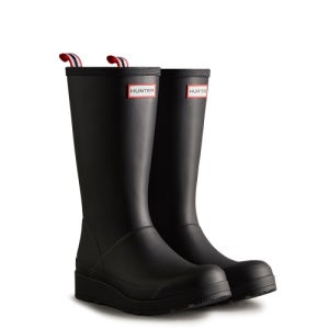 [헌터] [WOMEN] 오리지날 플레이 톨 레인부츠 - 블랙 WFT2007RMABLK WFT2007RMABLK