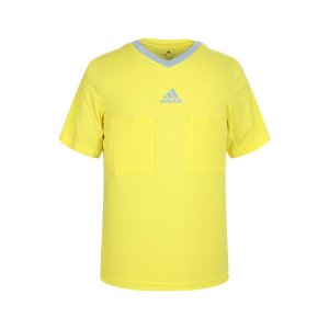 [아디다스]  adidas 남성 엘로우 브이넥 반팔 티셔츠
