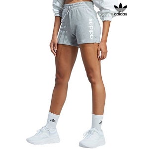 [아디다스]  adidas 여성 W 리니어로고 프렌치테리 쇼츠 반바지_IC4443