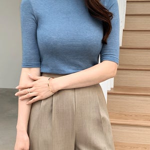 포레 실키 하이넥티[티셔츠DD868]